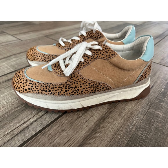 Madewell Shoes - Madewell Kickoff Trainer Sneakers Calf Hair Leopard Size‎ 10